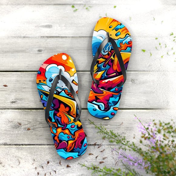 Women Flip Flop, Beach Flip Flop, Beach Gifts, Vacation Gift, Flip Flops shoes - Picture 1 of 10